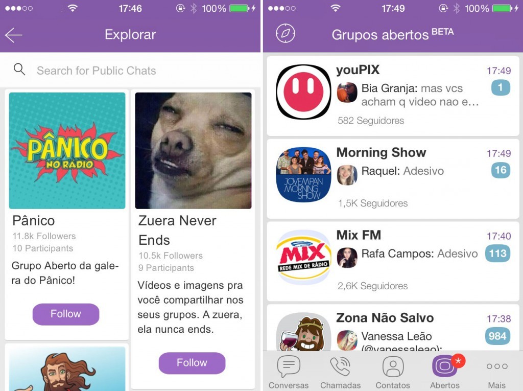 Conheça o Viber e os seus grupos abertos